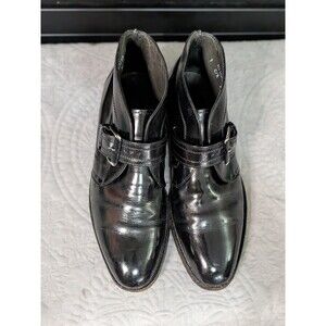 Vintage Hanover Master Flex Monk Strap/Buckle Chukka Boots Men's Size 9 Made USA